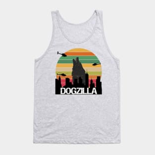 FUNNY DOGZILLA Tank Top